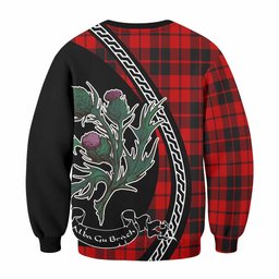 ScotsTee Shop Hogg (Hog) Family Crest Tartan Sweatshirt Alba Thistle Inspired