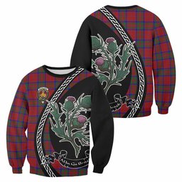 ScotsTee Shop MacGillivray (McGillivray) Family Crest Tartan Sweatshirt Alba Thistle Inspired