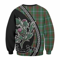 ScotsTee Shop Gayre Family Crest Tartan Sweatshirt Alba Thistle Inspired