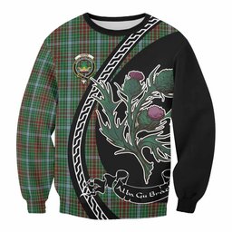 ScotsTee Shop Gayre Family Crest Tartan Sweatshirt Alba Thistle Inspired