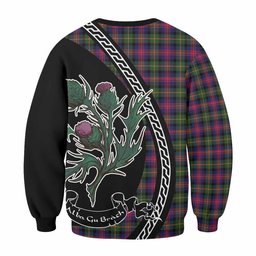 ScotsTee Shop Logan Family Crest Tartan Sweatshirt Alba Thistle Inspired