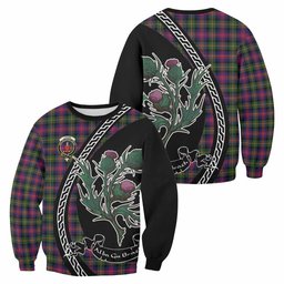 ScotsTee Shop Logan Family Crest Tartan Sweatshirt Alba Thistle Inspired