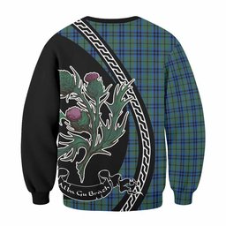 ScotsTee Shop Keith Family Crest Tartan Sweatshirt Alba Thistle Inspired