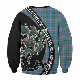 ScotsTee Shop Ralston Family Crest Tartan Sweatshirt Alba Thistle Inspired