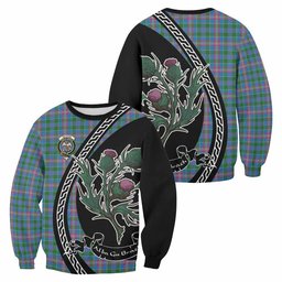 ScotsTee Shop Ralston Family Crest Tartan Sweatshirt Alba Thistle Inspired