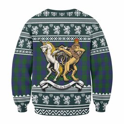 ScotsTee Shop Barclay Clan Tartan Crest Christmas Sweatshirt Coat of Arms Funny Style