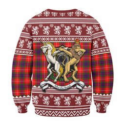 ScotsTee Shop Abernethy Clan Tartan Crest Christmas Sweatshirt Coat of Arms Funny Style