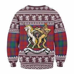 ScotsTee Shop Byres (Byses) Clan Tartan Crest Christmas Sweatshirt Coat of Arms Funny Style