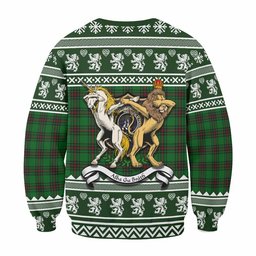 ScotsTee Shop Anstruther Clan Tartan Crest Christmas Sweatshirt Coat of Arms Funny Style