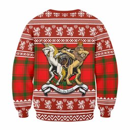 ScotsTee Shop Darroch Clan Tartan Crest Christmas Sweatshirt Coat of Arms Funny Style