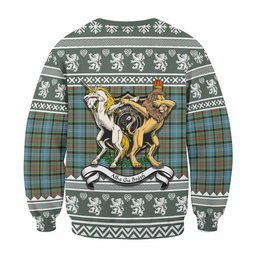 ScotsTee Shop Brisbane Clan Tartan Crest Christmas Sweatshirt Coat of Arms Funny Style