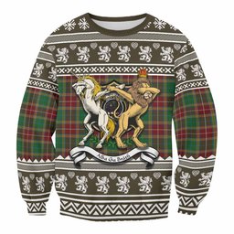 ScotsTee Shop Baxter Clan Tartan Crest Christmas Sweatshirt Coat of Arms Funny Style