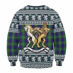 ScotsTee Shop Alexander Clan Tartan Crest Christmas Sweatshirt Coat of Arms Funny Style