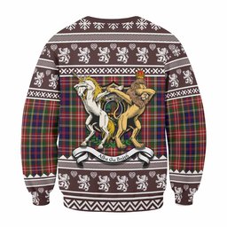 ScotsTee Shop Christie Clan Tartan Crest Christmas Sweatshirt Coat of Arms Funny Style