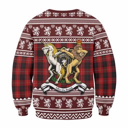 ScotsTee Shop Cunningham Clan Tartan Crest Christmas Sweatshirt Coat of Arms Funny Style