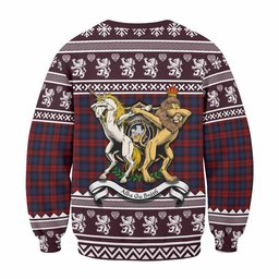 ScotsTee Shop MacLachlan (McLachlan) Clan Tartan Crest Christmas Sweatshirt Coat of Arms Funny Style