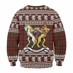 ScotsTee Shop MacNicol (McNicol) Clan Tartan Crest Christmas Sweatshirt Coat of Arms Funny Style