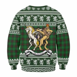 ScotsTee Shop Logie Clan Tartan Crest Christmas Sweatshirt Coat of Arms Funny Style