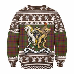 ScotsTee Shop Lumsden Clan Tartan Crest Christmas Sweatshirt Coat of Arms Funny Style