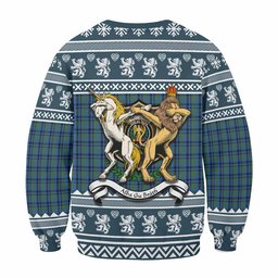 ScotsTee Shop Falconer Clan Tartan Crest Christmas Sweatshirt Coat of Arms Funny Style