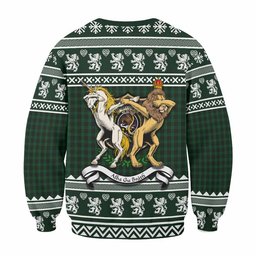 ScotsTee Shop Graham Clan Tartan Crest Christmas Sweatshirt Coat of Arms Funny Style