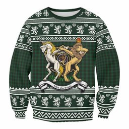 ScotsTee Shop Graham Clan Tartan Crest Christmas Sweatshirt Coat of Arms Funny Style