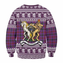 ScotsTee Shop Montgomery Clan Tartan Crest Christmas Sweatshirt Coat of Arms Funny Style