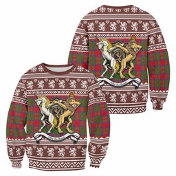 ScotsTee Shop MacKintosh (McKintosh) Clan Tartan Crest Christmas Sweatshirt Coat of Arms Funny Style