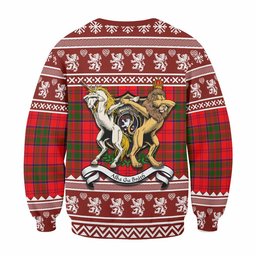 ScotsTee Shop Heron Clan Tartan Crest Christmas Sweatshirt Coat of Arms Funny Style