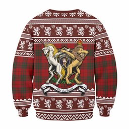 ScotsTee Shop MacNab (McNab) Clan Tartan Crest Christmas Sweatshirt Coat of Arms Funny Style