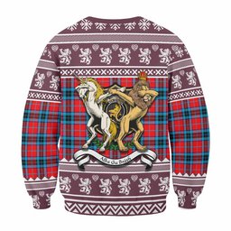 ScotsTee Shop MacTavish (McTavish) Clan Tartan Crest Christmas Sweatshirt Coat of Arms Funny Style