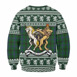 ScotsTee Shop Henderson Clan Tartan Crest Christmas Sweatshirt Coat of Arms Funny Style