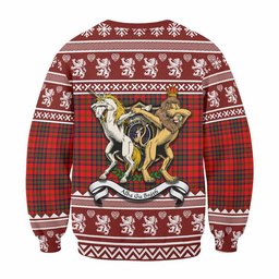 ScotsTee Shop Matheson Clan Tartan Crest Christmas Sweatshirt Coat of Arms Funny Style