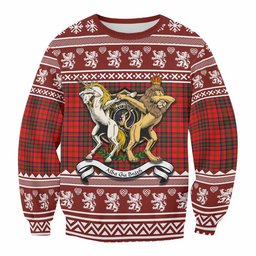ScotsTee Shop Matheson Clan Tartan Crest Christmas Sweatshirt Coat of Arms Funny Style