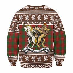 ScotsTee Shop MacFie (McFie) Clan Tartan Crest Christmas Sweatshirt Coat of Arms Funny Style