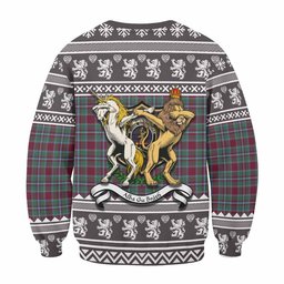 ScotsTee Shop Spence (Spens) Clan Tartan Crest Christmas Sweatshirt Coat of Arms Funny Style