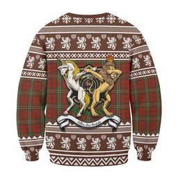 ScotsTee Shop Scott Clan Tartan Crest Christmas Sweatshirt Coat of Arms Funny Style