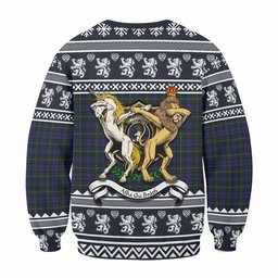 ScotsTee Shop Sempill (Semple) Clan Tartan Crest Christmas Sweatshirt Coat of Arms Funny Style
