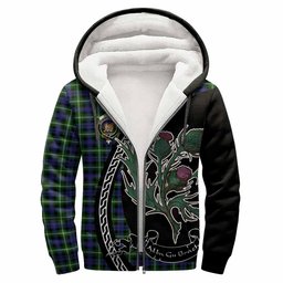ScotsTee Shop Scottish Baillie (Bailey) Family Crest Tartan Hoodie Alba Thistle Inspired