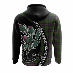 ScotsTee Shop Scottish Cochrane Family Crest Tartan Hoodie Alba Thistle Inspired