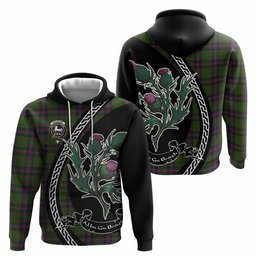 ScotsTee Shop Scottish Cochrane Family Crest Tartan Hoodie Alba Thistle Inspired