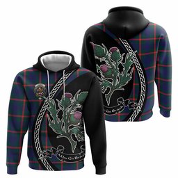 ScotsTee Shop Scottish Agnew Family Crest Tartan Hoodie Alba Thistle Inspired