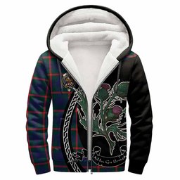 ScotsTee Shop Scottish Agnew Family Crest Tartan Hoodie Alba Thistle Inspired