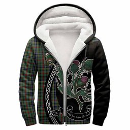 ScotsTee Shop Scottish Bisset Family Crest Tartan Hoodie Alba Thistle Inspired