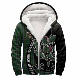 ScotsTee Shop Scottish Cockburn Family Crest Tartan Hoodie Alba Thistle Inspired