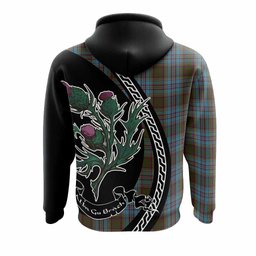 ScotsTee Shop Scottish Anderson Family Crest Tartan Hoodie Alba Thistle Inspired