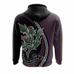 ScotsTee Shop Scottish Cumming Family Crest Tartan Hoodie Alba Thistle Inspired