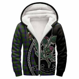 ScotsTee Shop Scottish Adam Family Crest Tartan Hoodie Alba Thistle Inspired