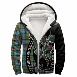 ScotsTee Shop Scottish Cathcart Family Crest Tartan Hoodie Alba Thistle Inspired
