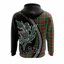 ScotsTee Shop Scottish Baxter Family Crest Tartan Hoodie Alba Thistle Inspired
